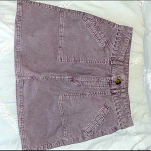 American Eagle Lavender Corduroy Skirt
